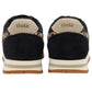Gola 162 Gola Women's Daytona Blaze II Sneaker Black Leopard Bone
