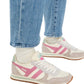 Gola 162 Gola Women's Daytona Sneakers Off White Fluro Pink