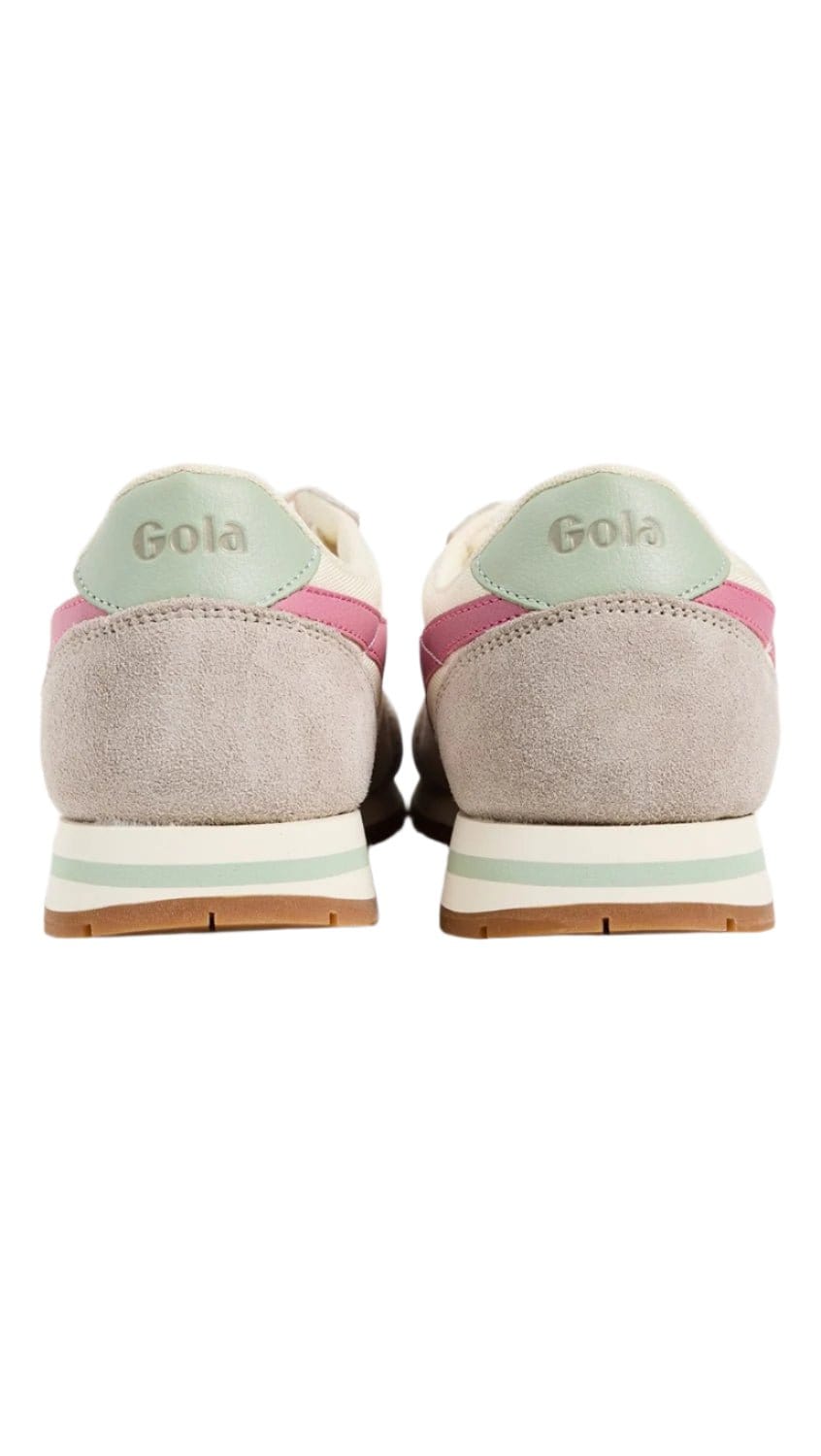 Gola 162 Gola Women's Daytona Sneakers Off White Fluro Pink