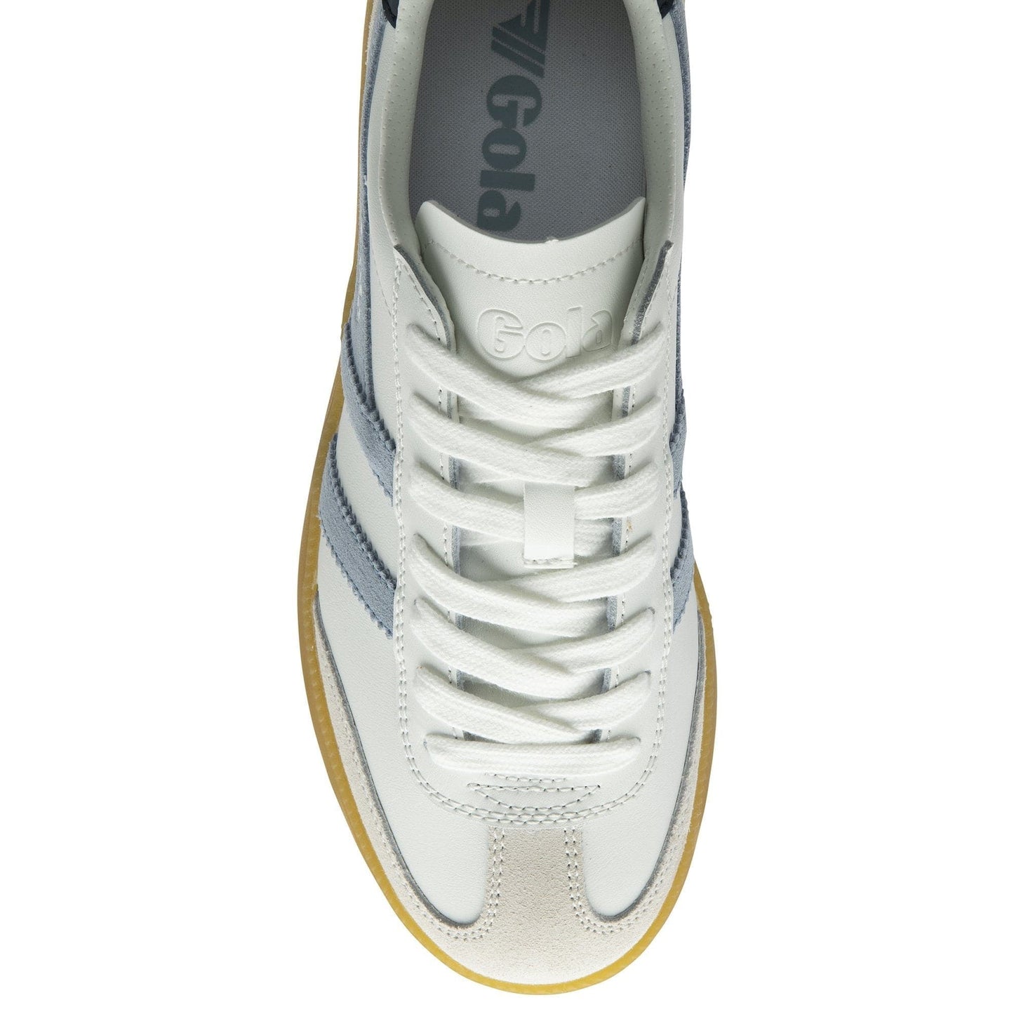Gola 162 Gola Women's Viper Leather Sneaker White Air Navy Gum