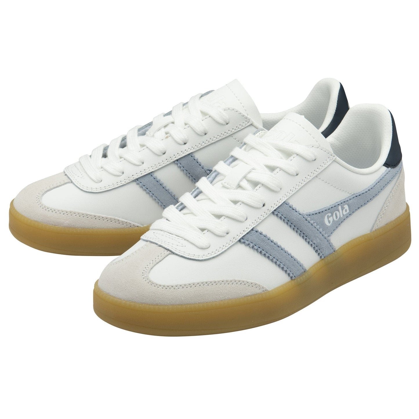 Gola 162 Gola Women's Viper Leather Sneaker White Air Navy Gum