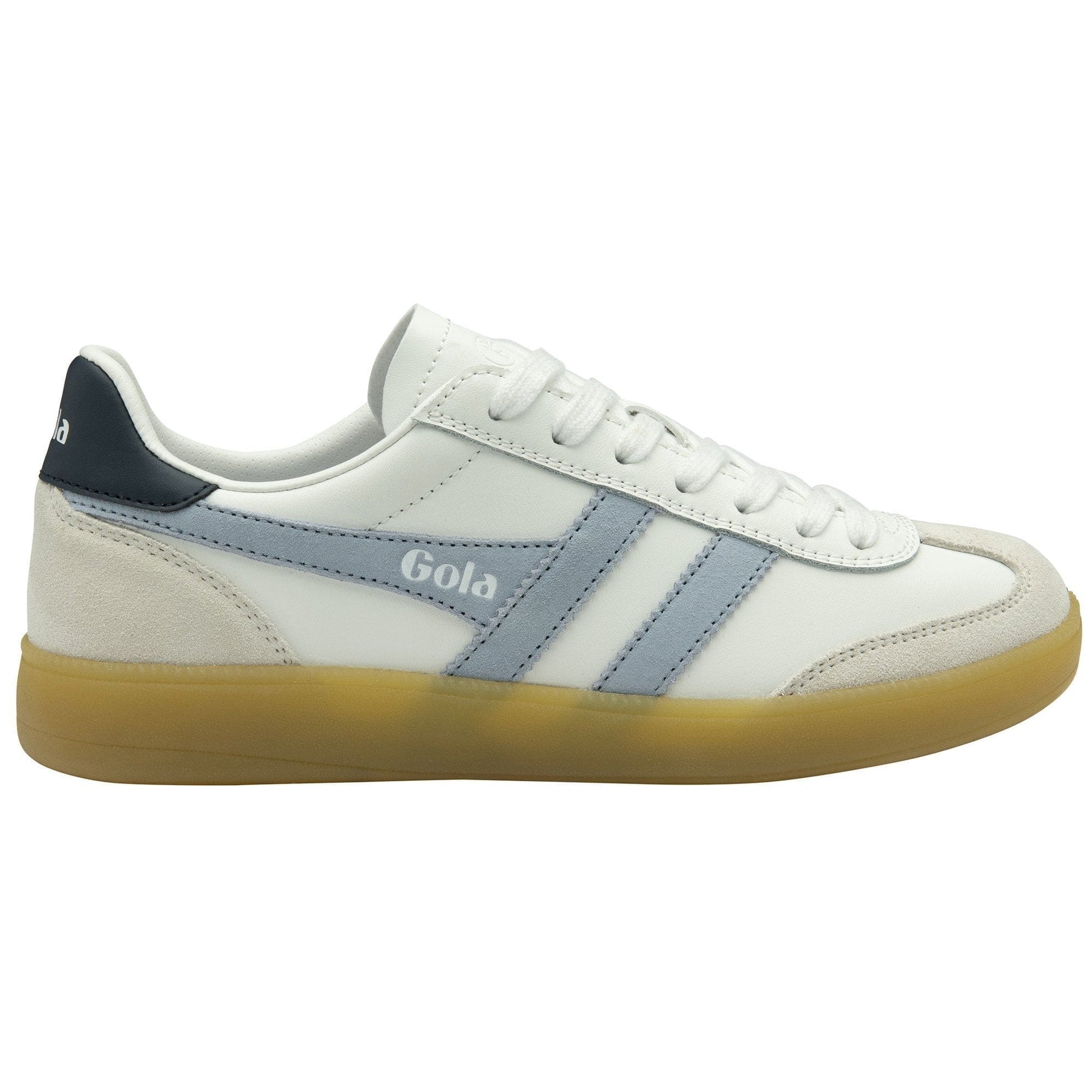 Gola 162 Gola Women's Viper Leather Sneaker White Air Navy Gum