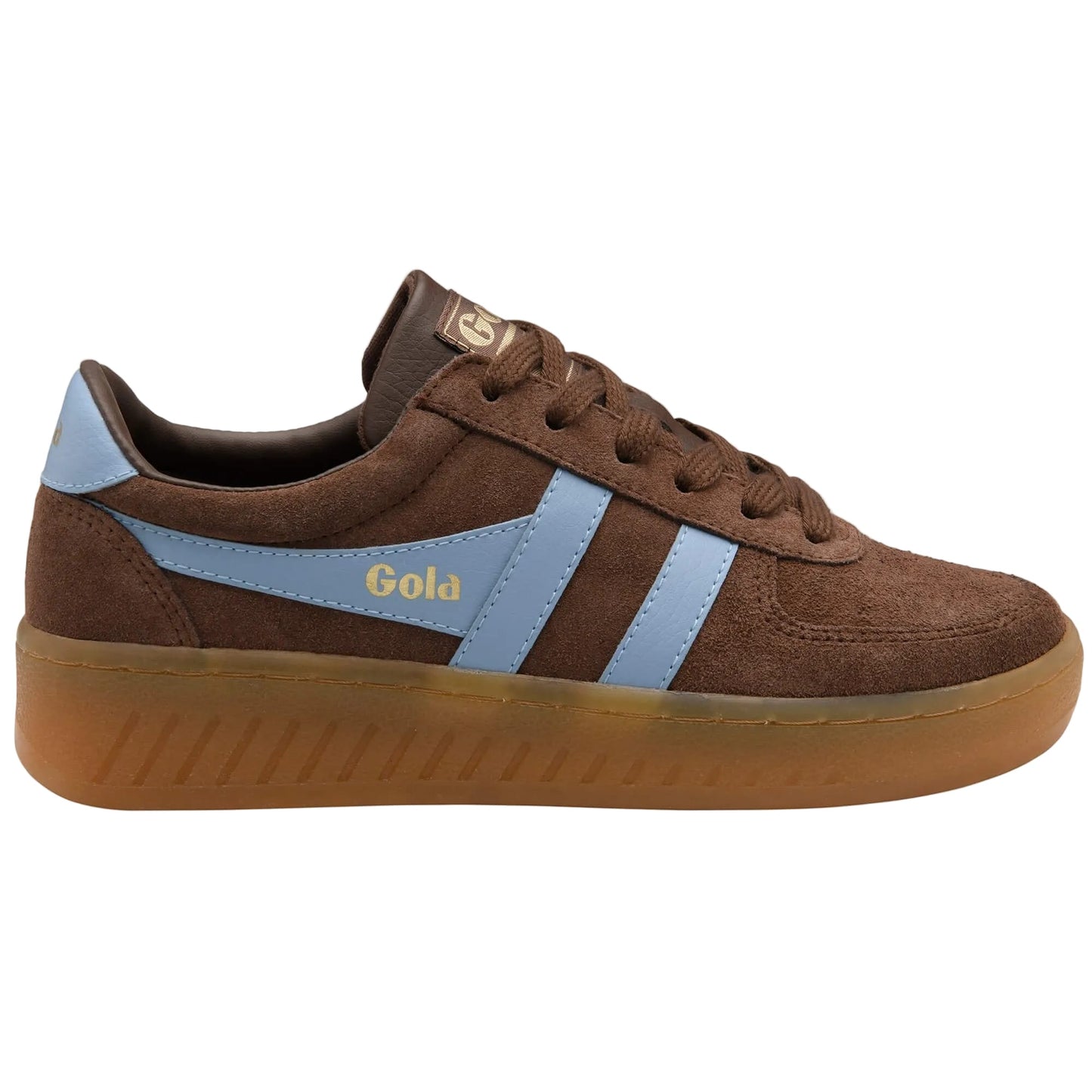 Gola Women’s Footwear > Casual Shoes Gola Women's Grandslam Suede Sneakers Root/Air/Gum