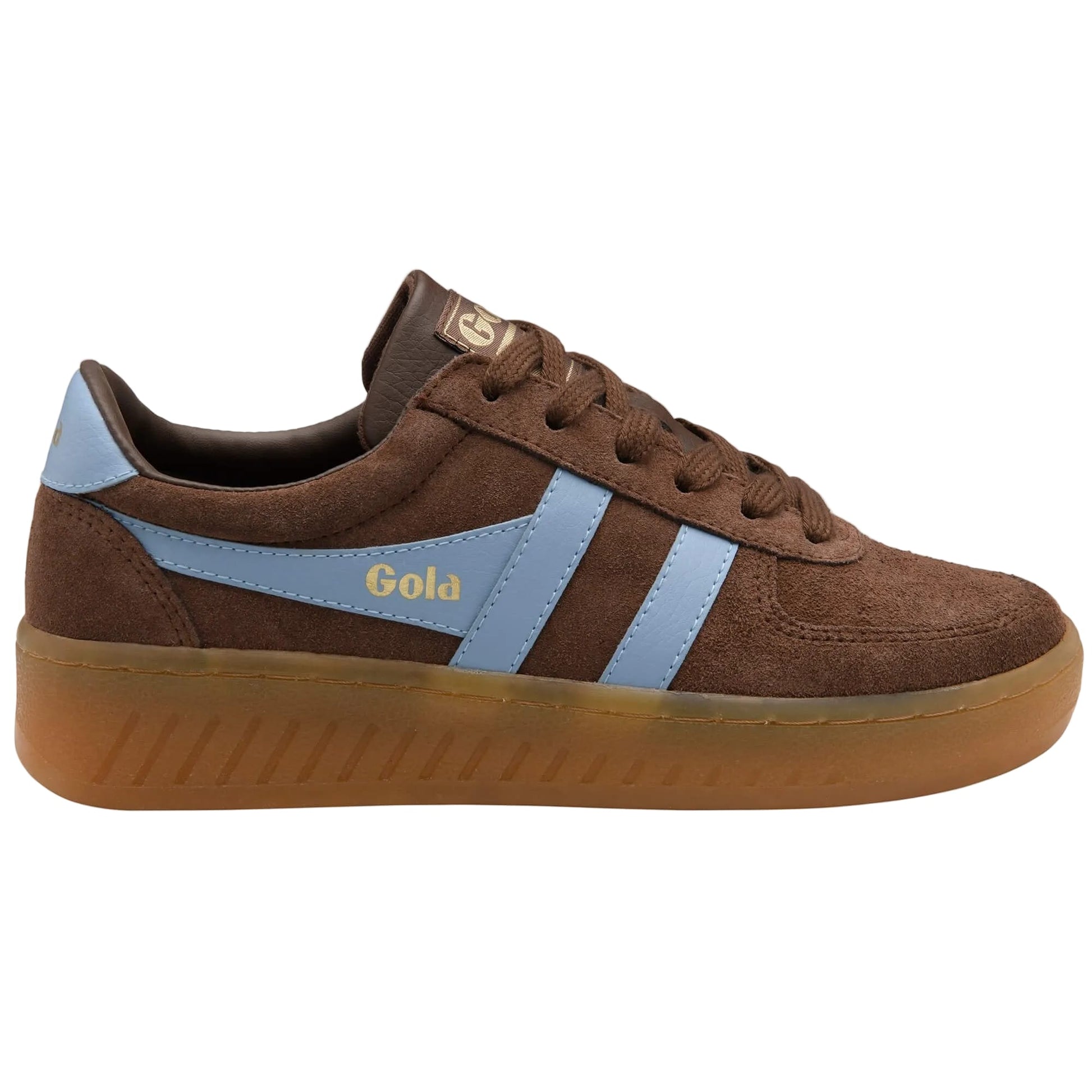 Gola Women’s Footwear > Casual Shoes Gola Women's Grandslam Suede Sneakers Root/Air/Gum
