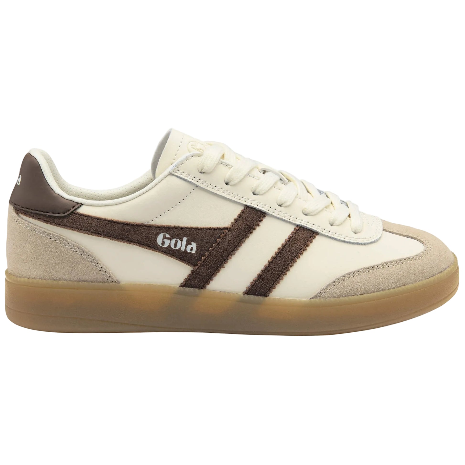 Gola Women’s Footwear > Casual Shoes Gola Women's Viper Leather Sneakers Off White/Bone/Otter/Gum