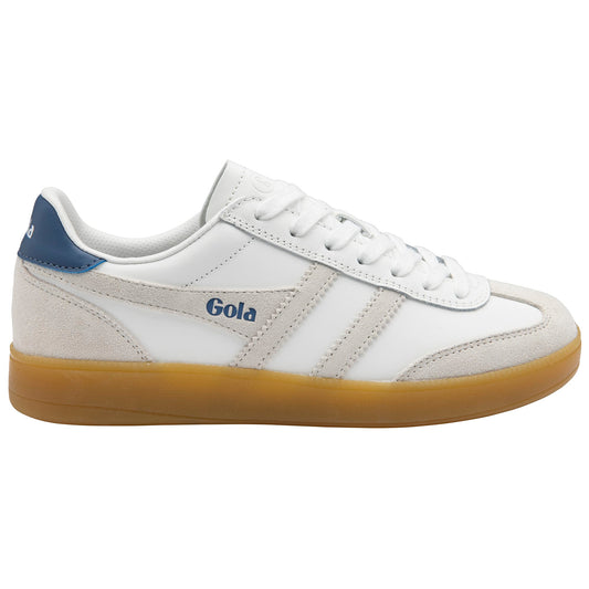Gola Women’s Footwear > Casual Shoes Gola Women's Viper Leather Sneakers White/White/Moonlight/Gum