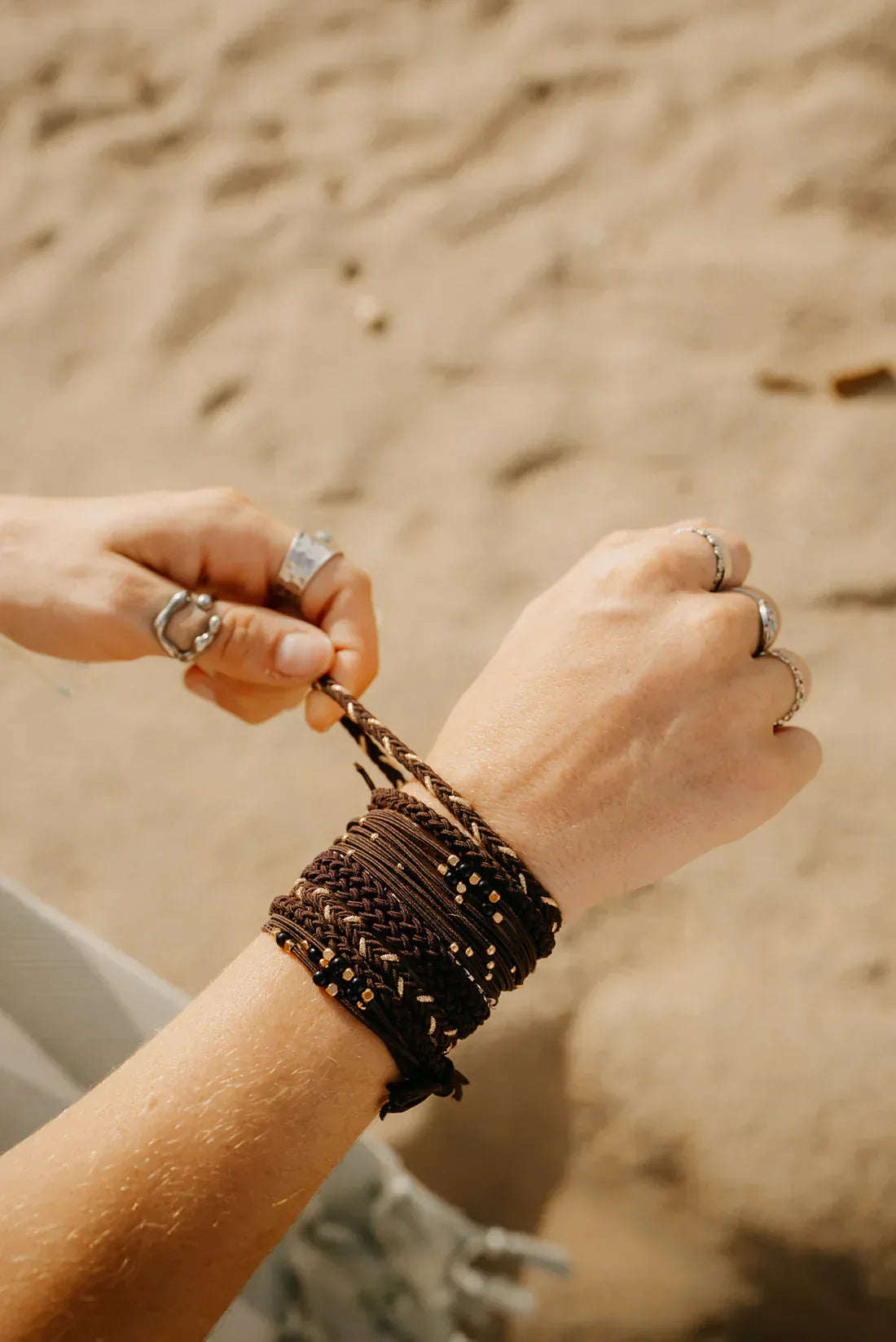 Gypsea Bands 173 Gypsea Bands Mocha Hair Ties