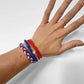 Gypsea Bands 173 Gypsea Bands Red White Blue Hair Ties