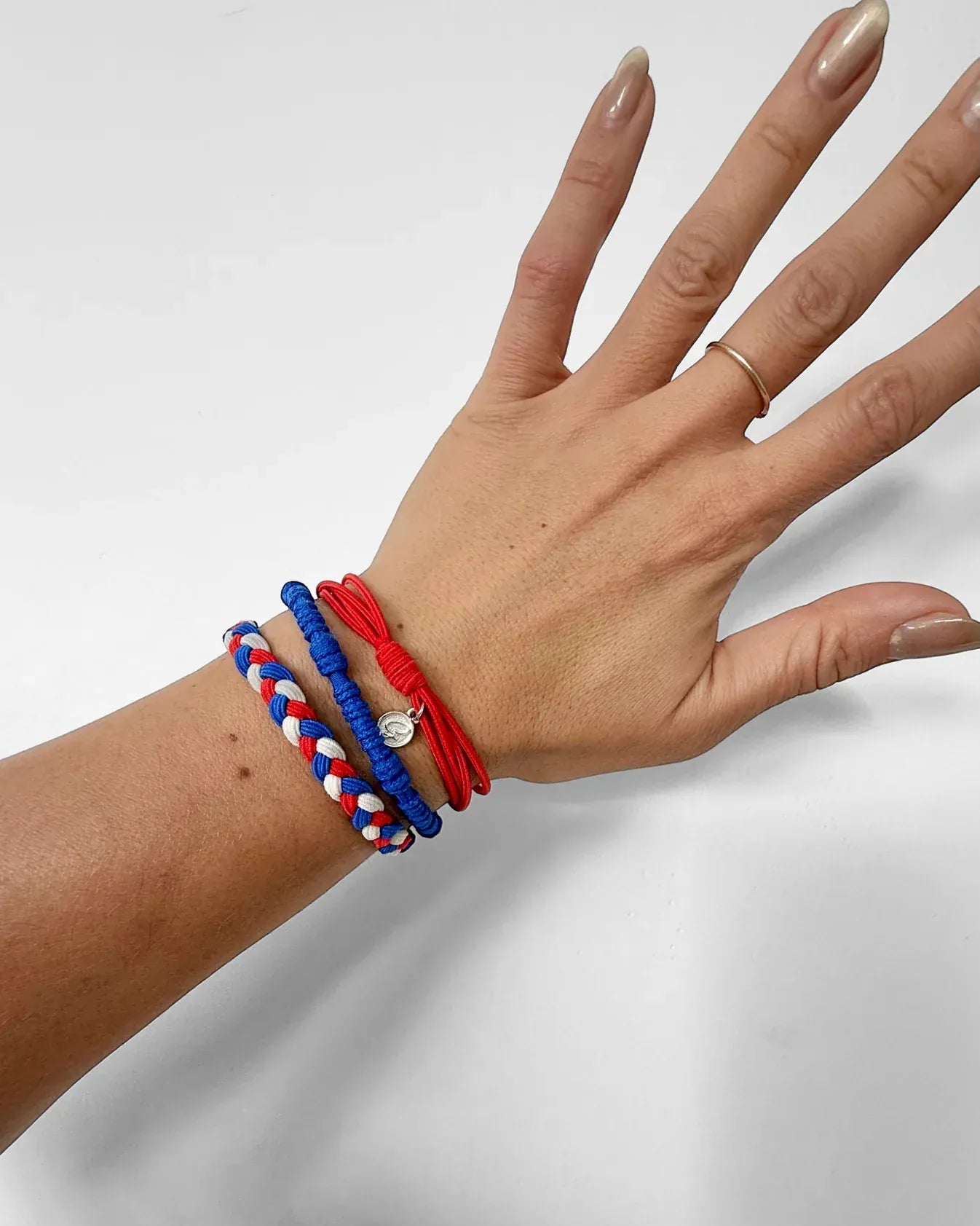 Gypsea Bands 173 Gypsea Bands Red White Blue Hair Ties