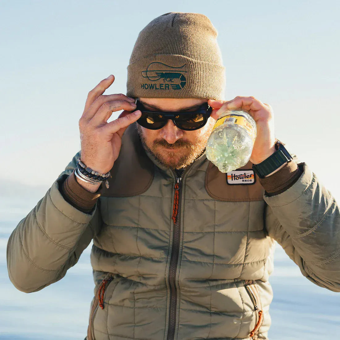 Howler Bros 306 Howler Bros Command Beanie Skrimp: Silt