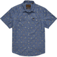 Howler Bros 502 Howler Bros Mens  H Bar B Snapshirt - Bouquets : Washed Indigo Bouquets : Washed Indigo