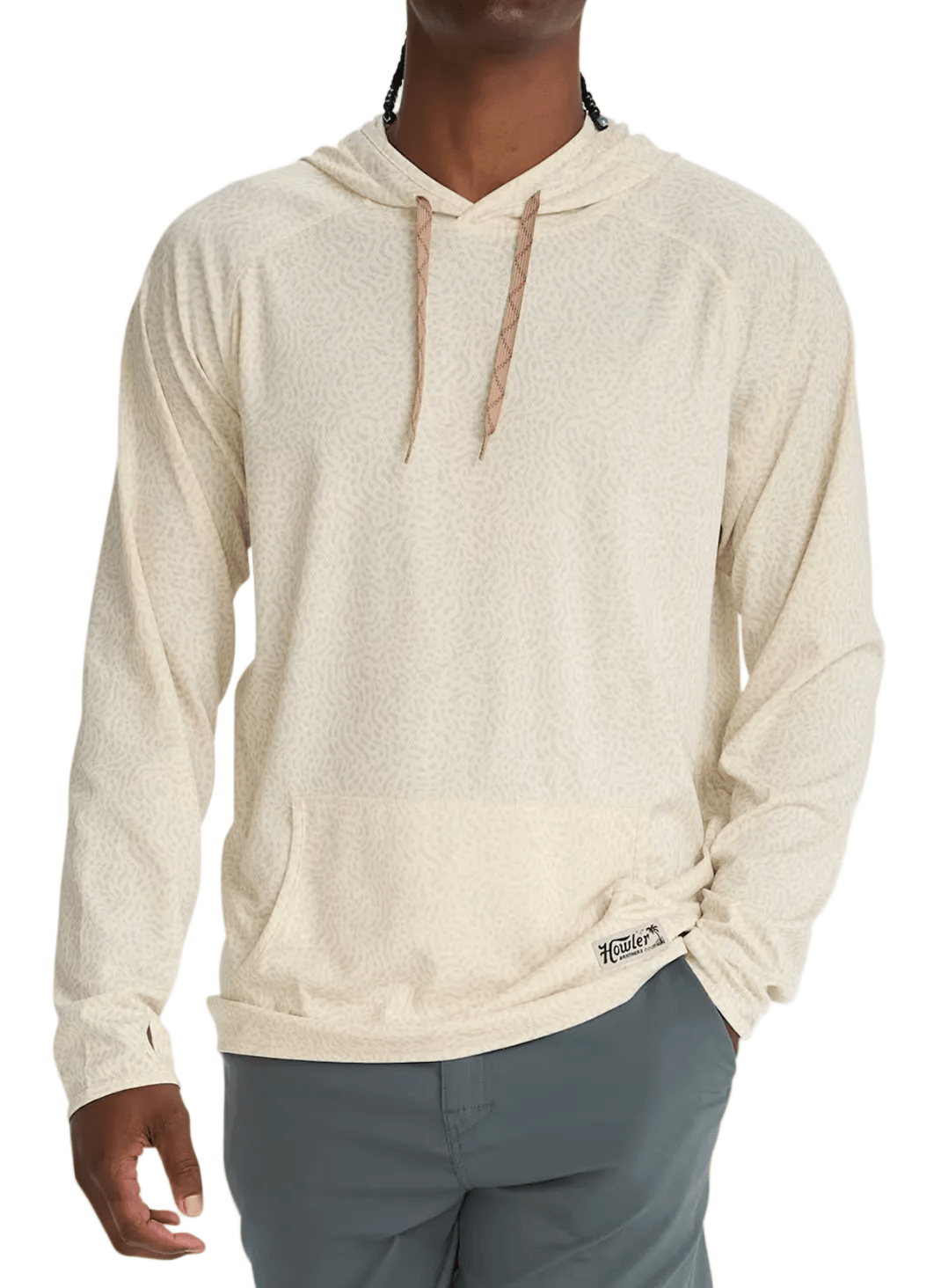 Howler Bros 504 Howler Bros Loggerhead Hoodie - Pond Patterns : Bone Pond Patterns : Bone