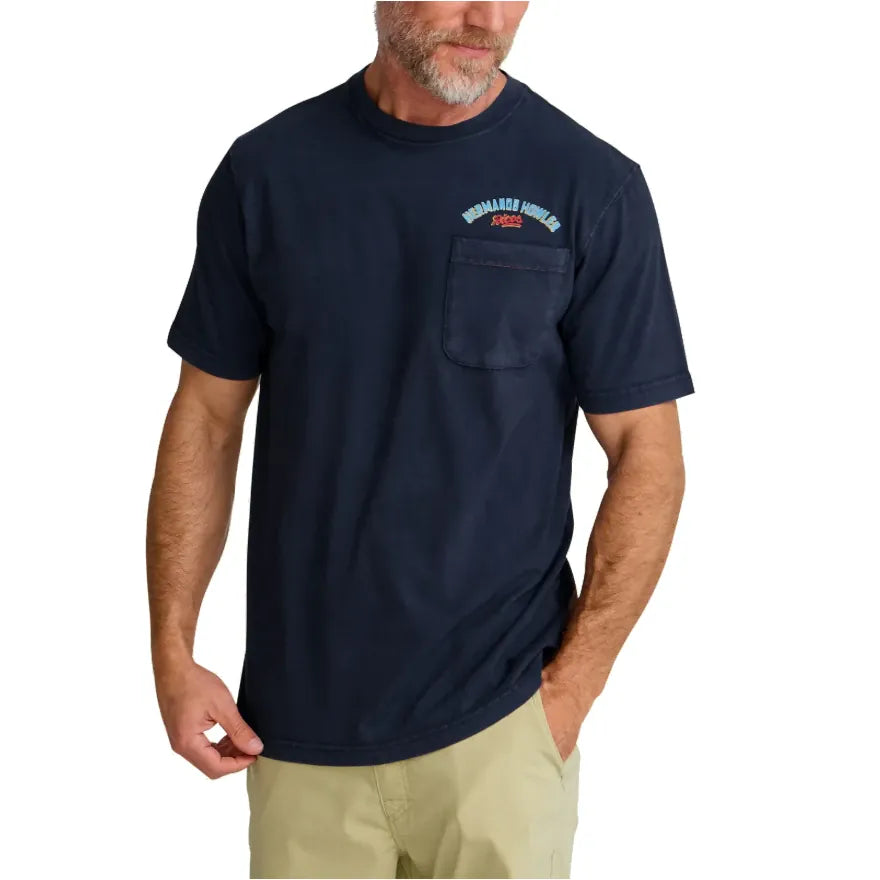 Howler Bros 505 Howler Bros Cotton Pocket T-Shirt - Fruteria Flotante : Navy Fruteria Flotante : Navy