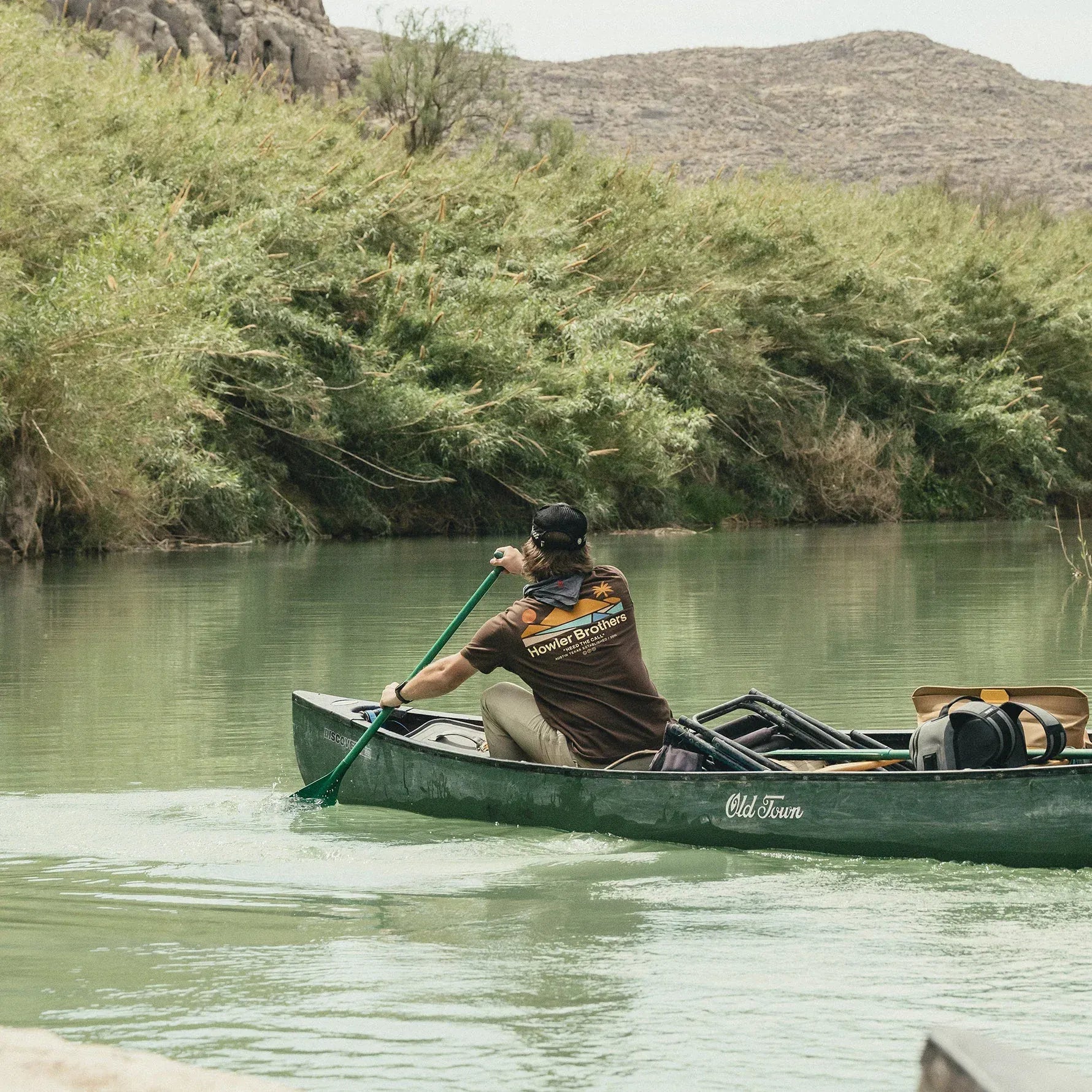 Howler Bros 505 Howler Bros Men's Bahia de Howler Tee Mahagony