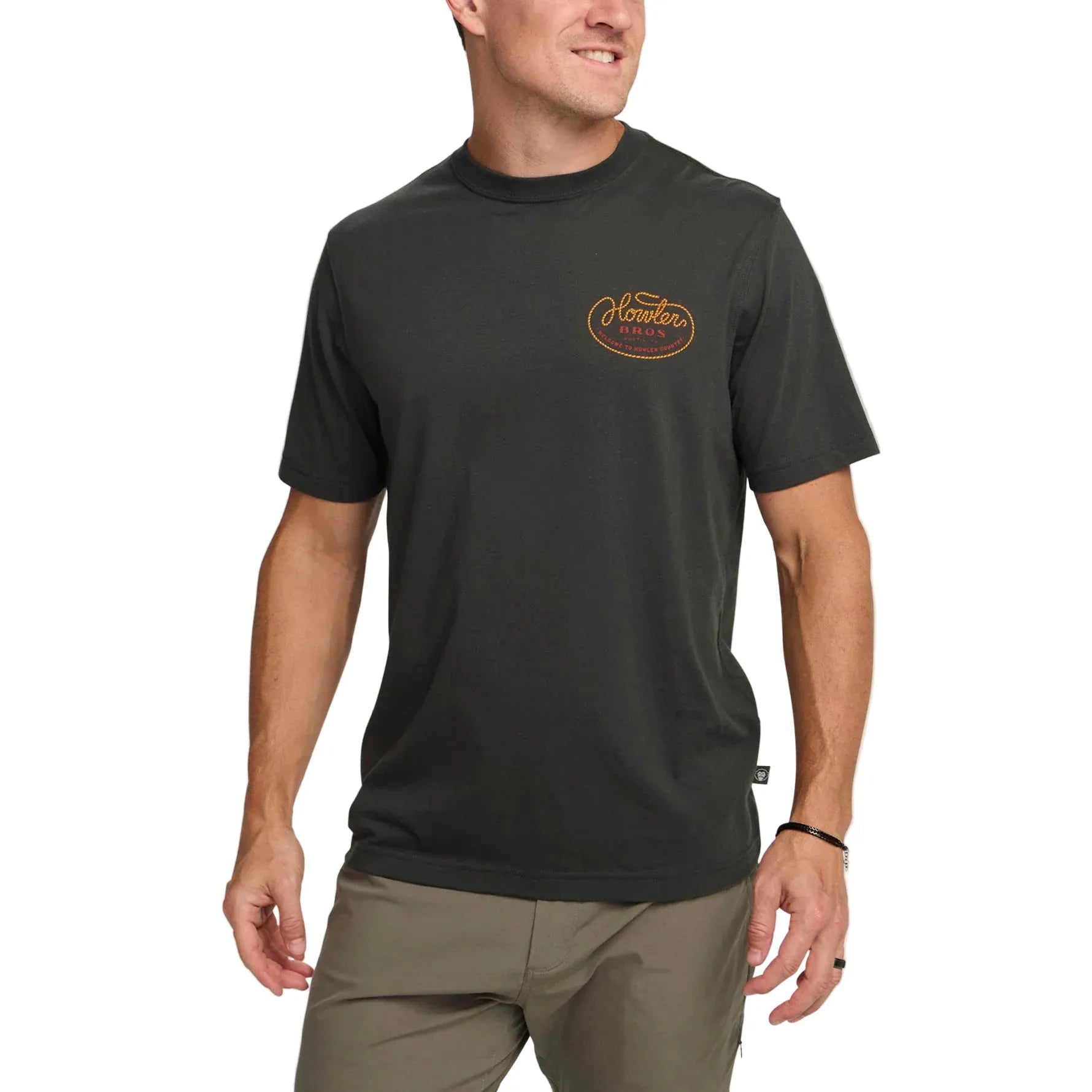 Howler Bros 505 Howler Bros Men's Lasso Tee Antique Black
