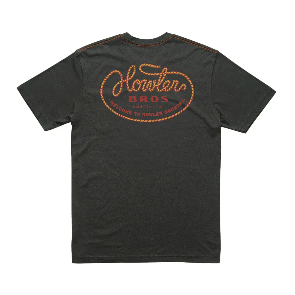 Howler Bros 505 Howler Bros Men's Lasso Tee Antique Black