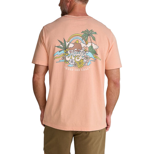 Howler Bros 505 Howler Bros Unisex Cotton T-Shirt - Irie Paradise : Coral Irie Paradise : Coral