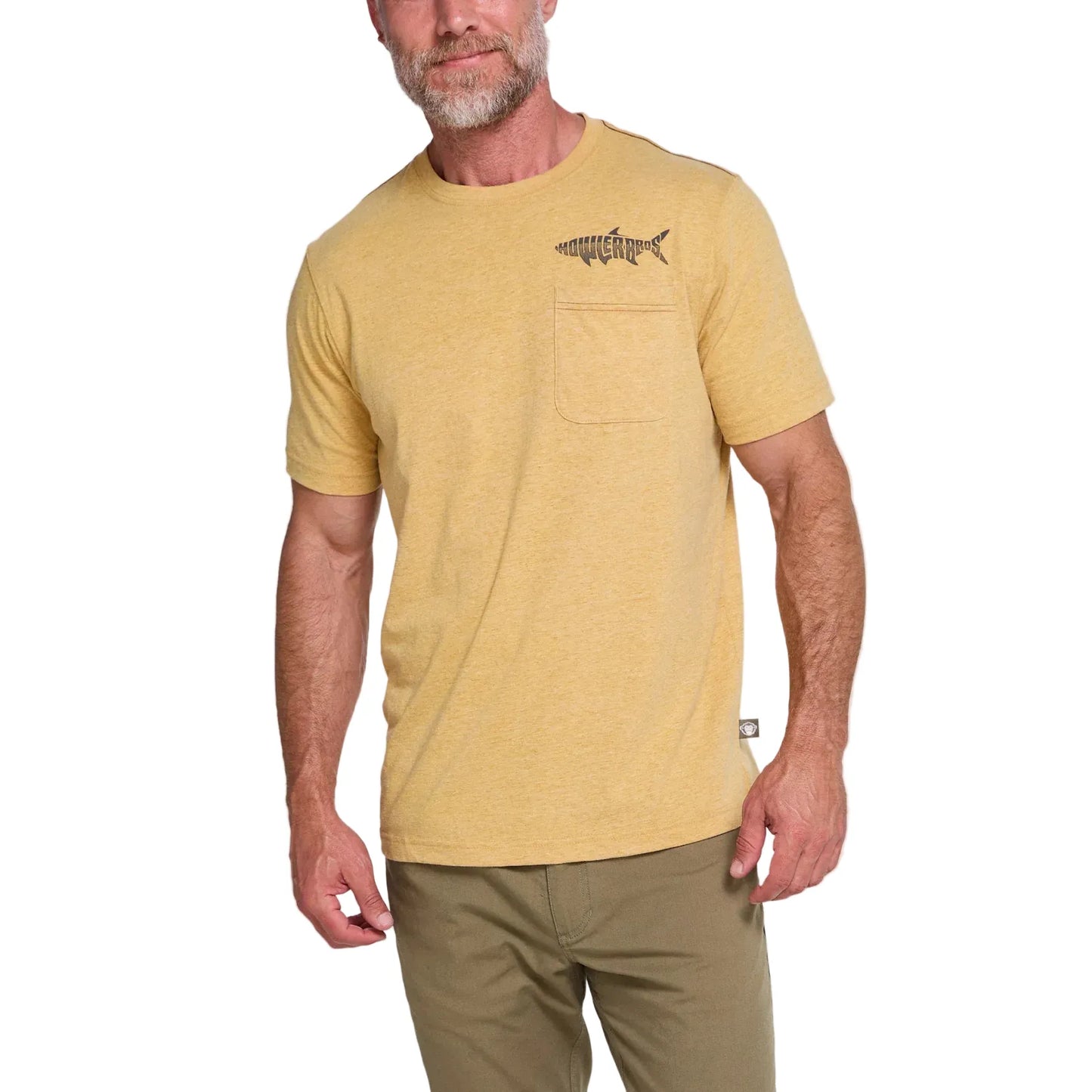 Howler Bros Men's Apparel > T-Shirts Howler Bros Men’s Pocket T-Shirt - Silver King : Honey Heather