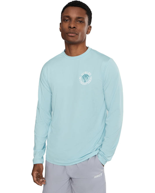 Hurley 503 Hurley Men's Hybrid Upf Long Sleeve Iceland Heather