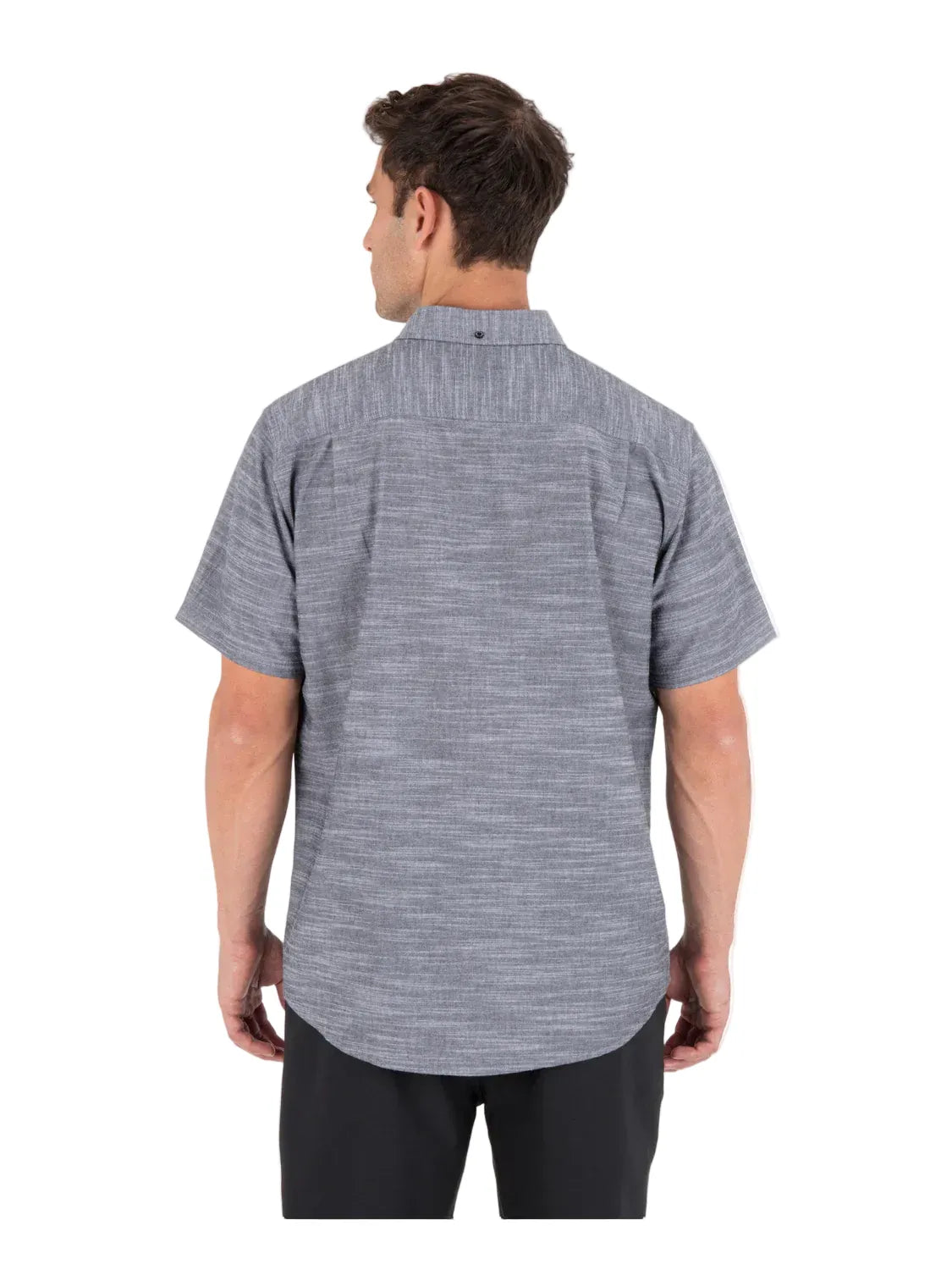 Hurley Men’s Apparel > Tops Hurley Men's Icon Stretch Short Sleeve ButtonDown Black