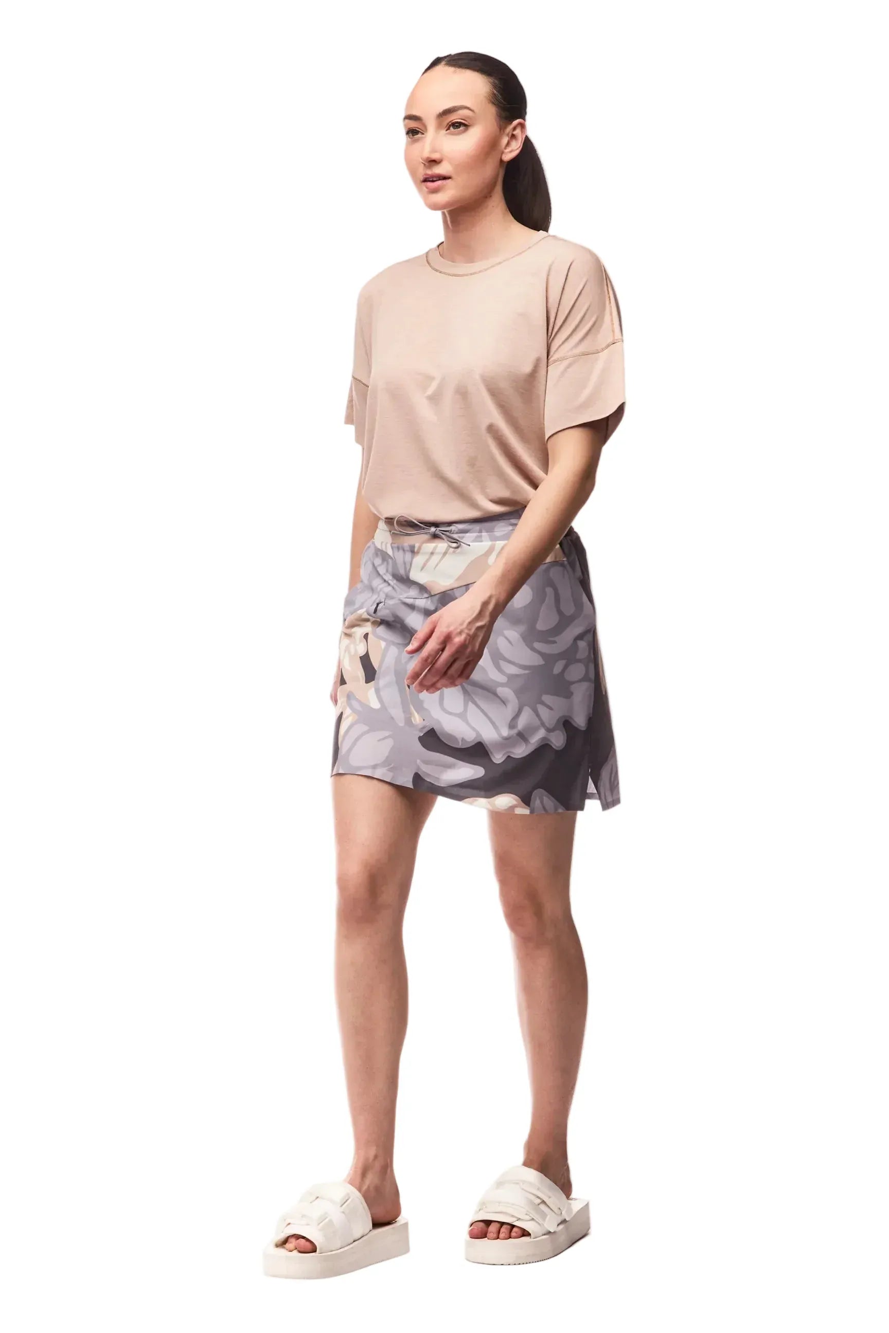 Indyeva 186 Indyeva Women's Alokaya Skirt Boreal Piwonia Print