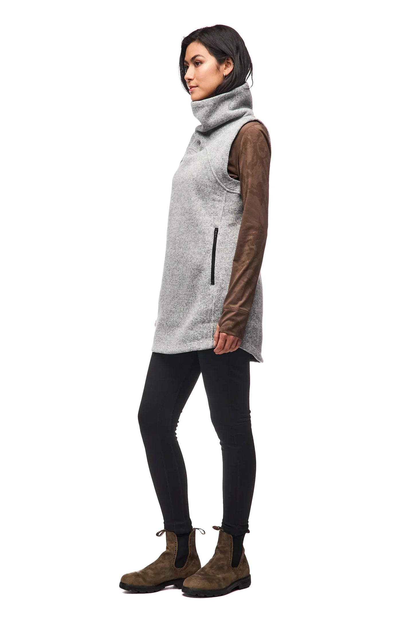 Indyeva 189 Indyeva Women's Toga Upcycled Grey Heather