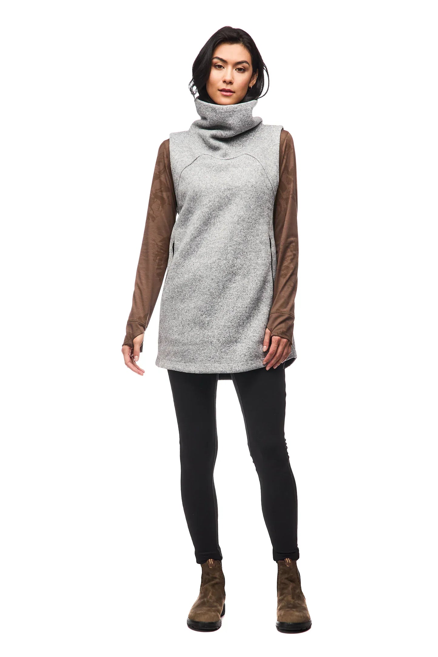 Indyeva 189 Indyeva Women's Toga Upcycled Grey Heather