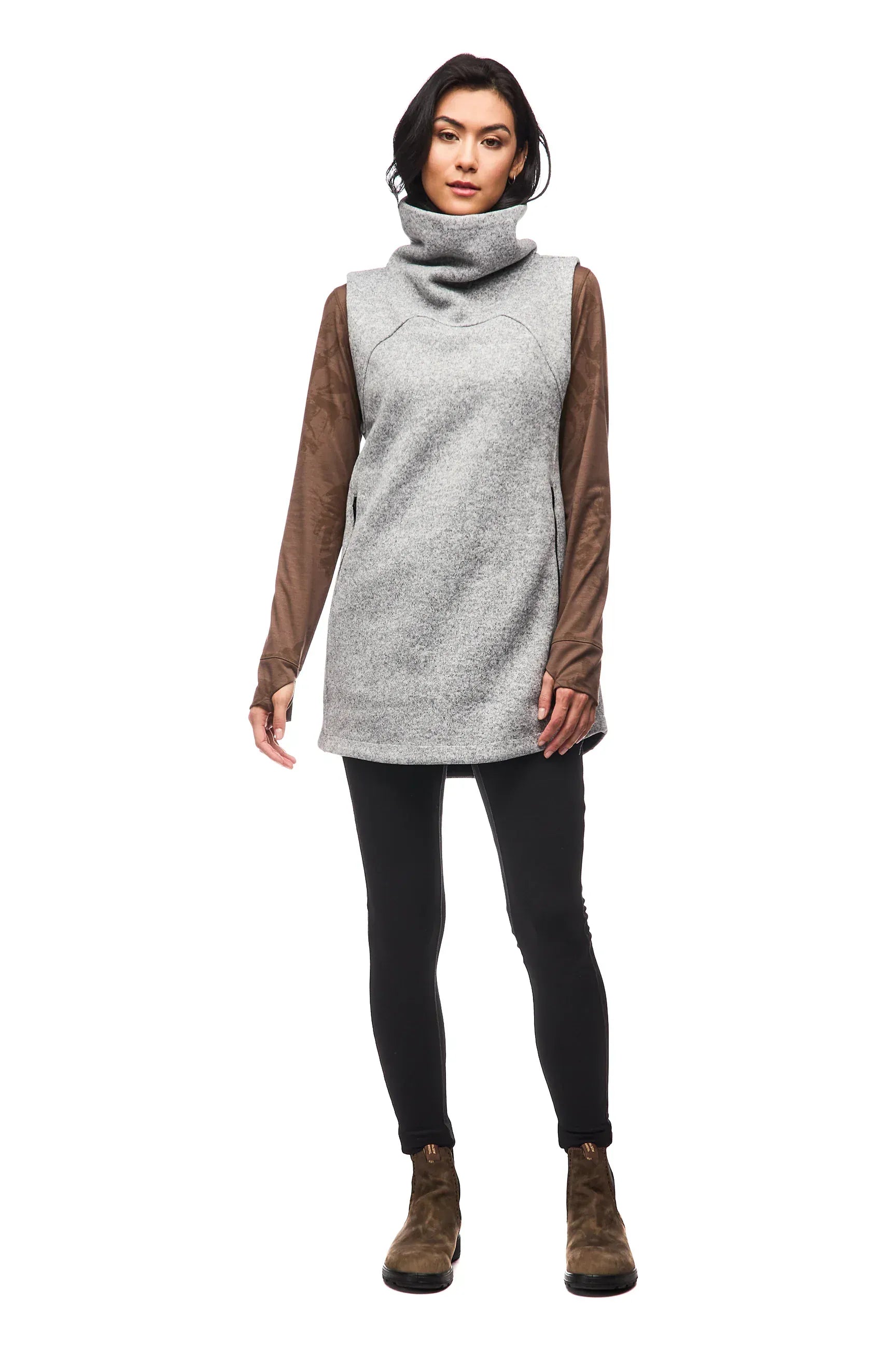Indyeva 189 Indyeva Women's Toga Upcycled Grey Heather
