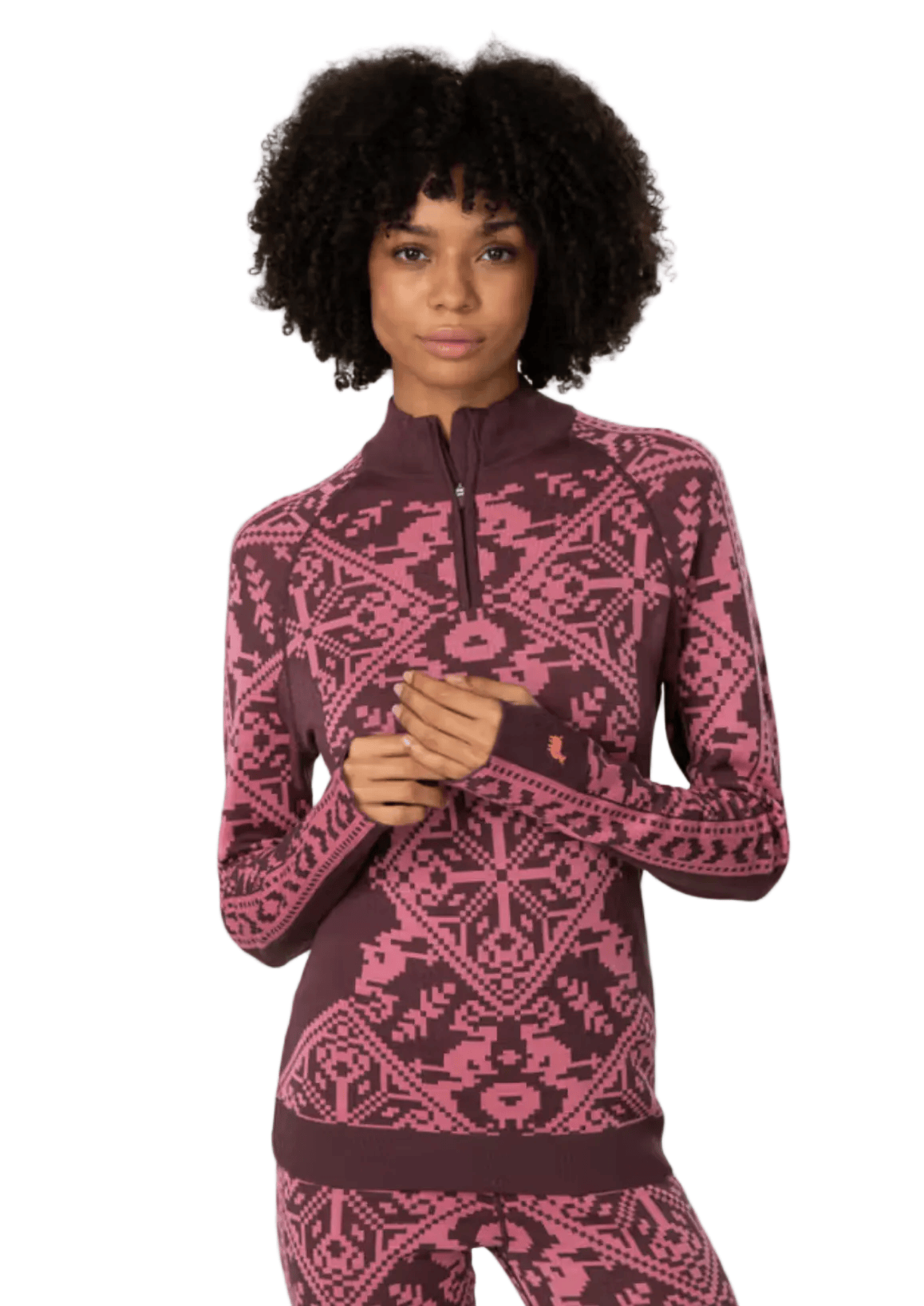 Kari Traa Women’s Apparel > Tops Kari Traa Saga Half Zip Cocoa Powder