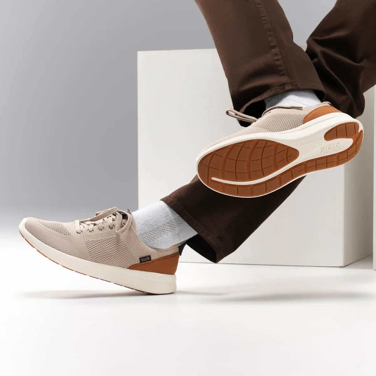 Kizik 161 Kizik Men's Lima 2 Lite Taupe