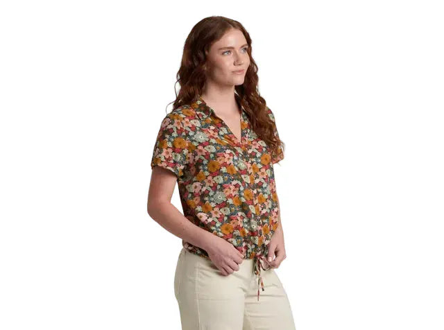 Kuhl 181 Kuhl Women's Liliana Short Sleeve Night Sky Print