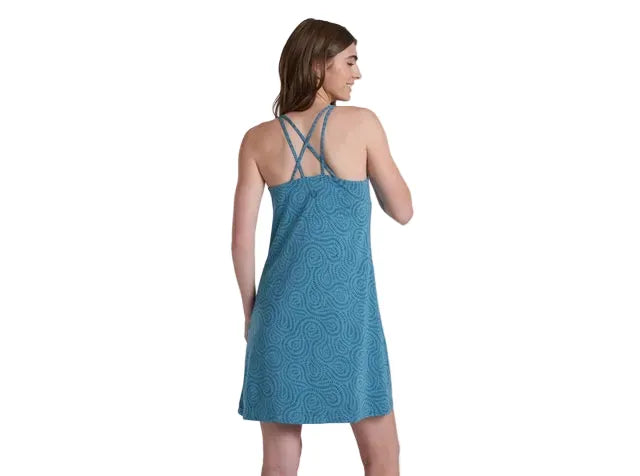 Kuhl 186 Kuhl Women's Lyra Krossbak Dress Alpine Lake Print