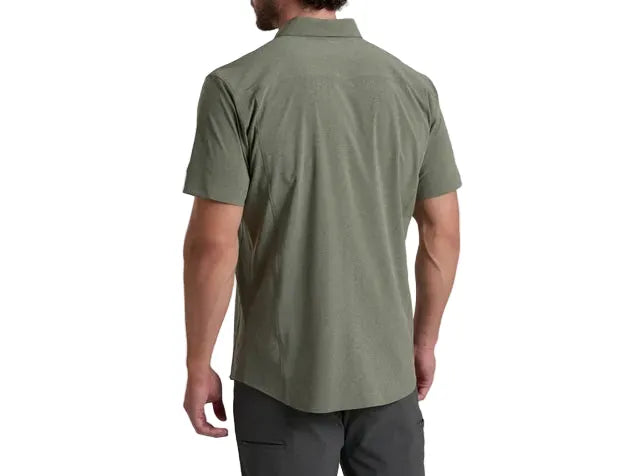 Kuhl 502 Kuhl Men's Optimizr Short Sleeve Pewter Green