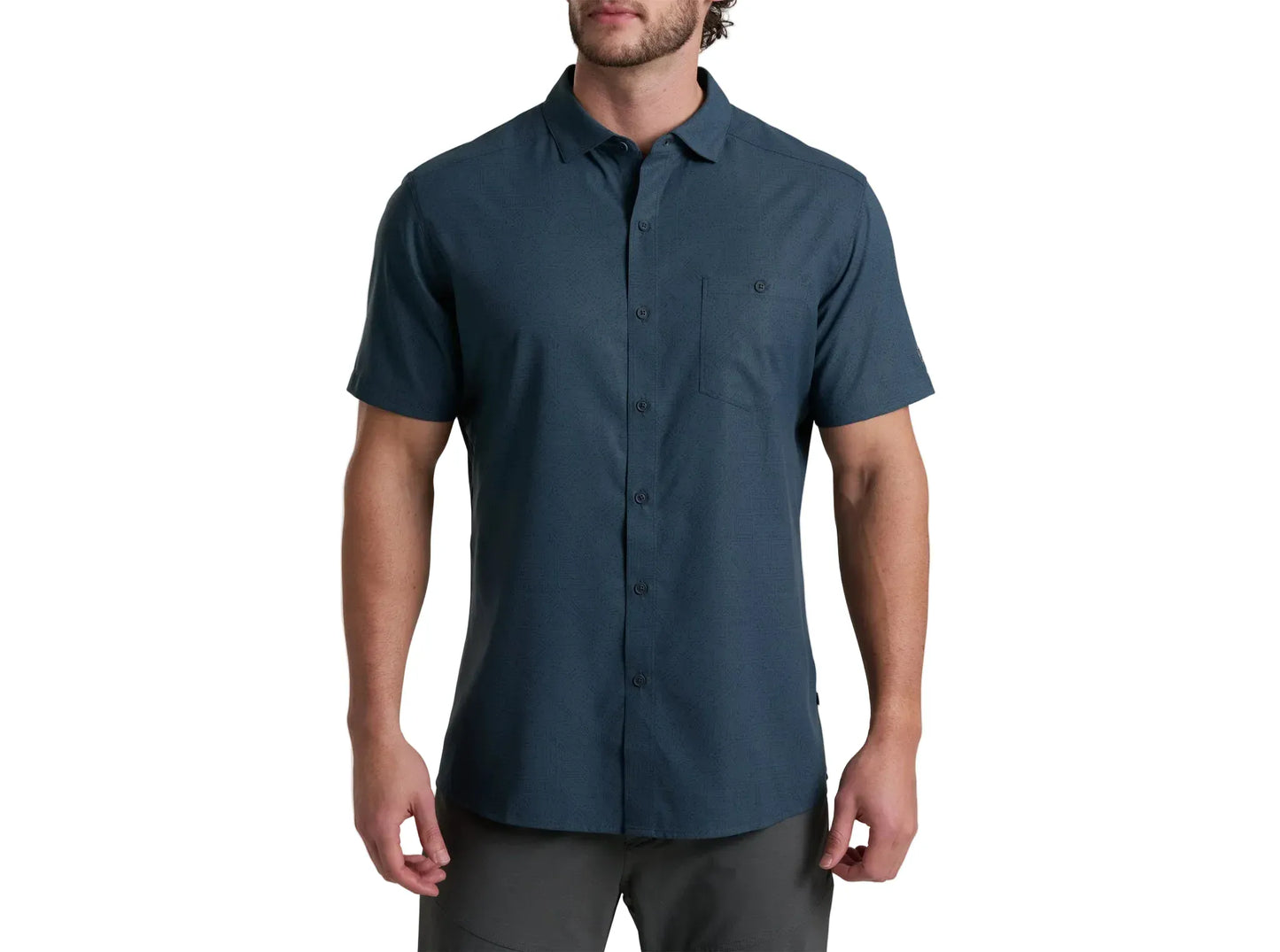 Kuhl 502 Kuhl Men's Persuadr Short Sleeve Midnight Tide