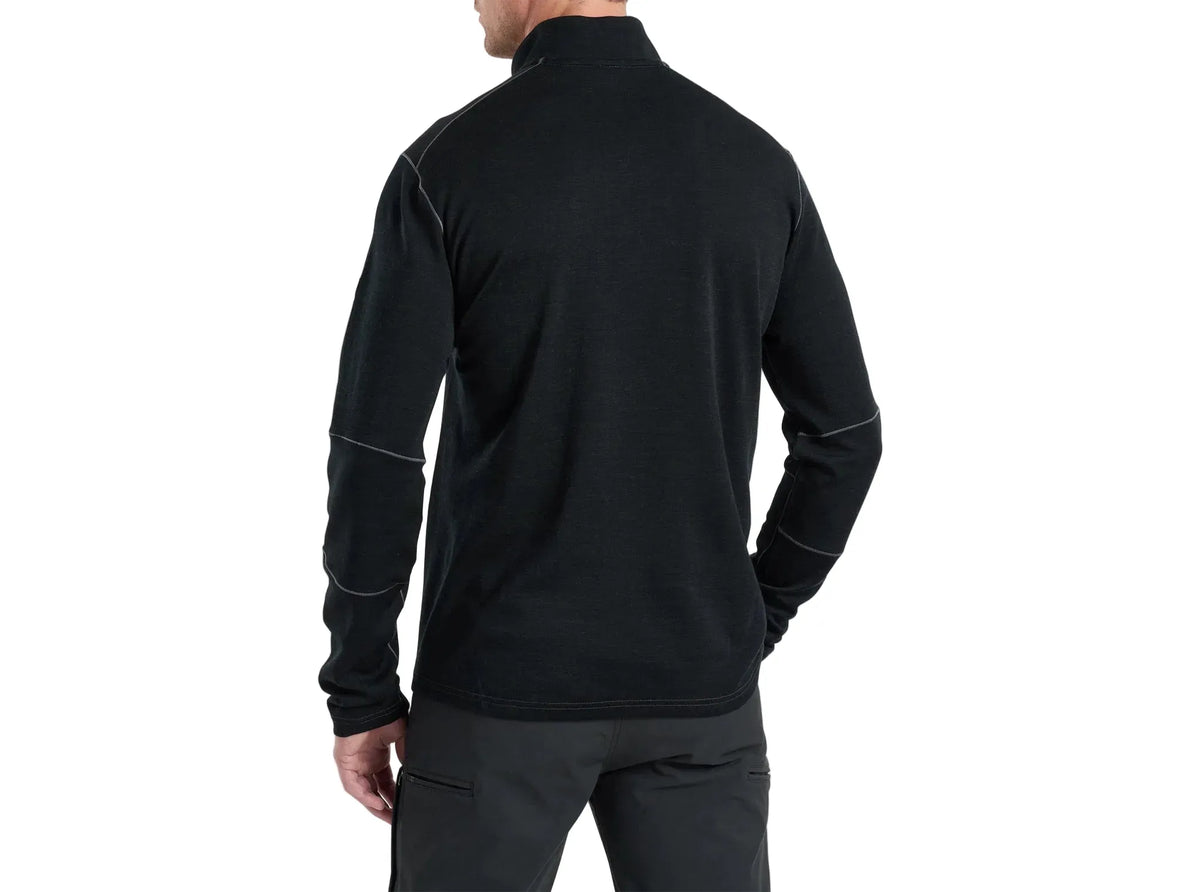 Kuhl Men’s Apparel > Fleece & Midlayers Kuhl Men's Invigoratr Merino 1/4 Zip Raven