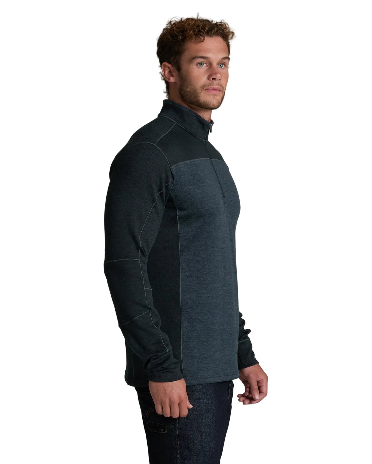 Kuhl Men’s Apparel > Fleece & Midlayers Kuhl Men's Ryzer 1/4 Zip Ink Blue
