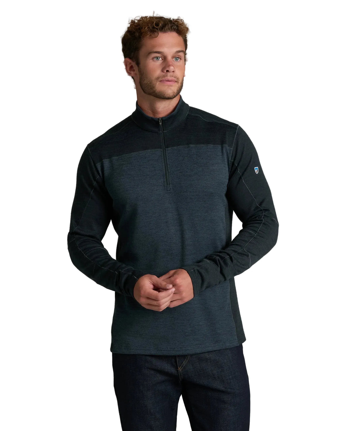 Kuhl Men’s Apparel > Fleece & Midlayers Kuhl Men's Ryzer 1/4 Zip Ink Blue
