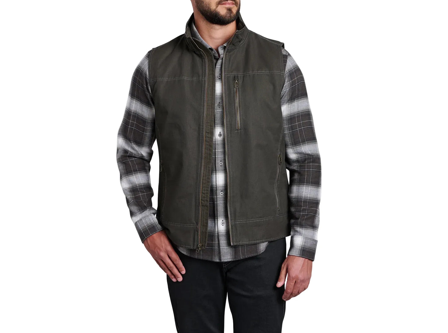 Kuhl Men’s Apparel > Outerwear Kuhl Men's Burr Vest Gun Metal