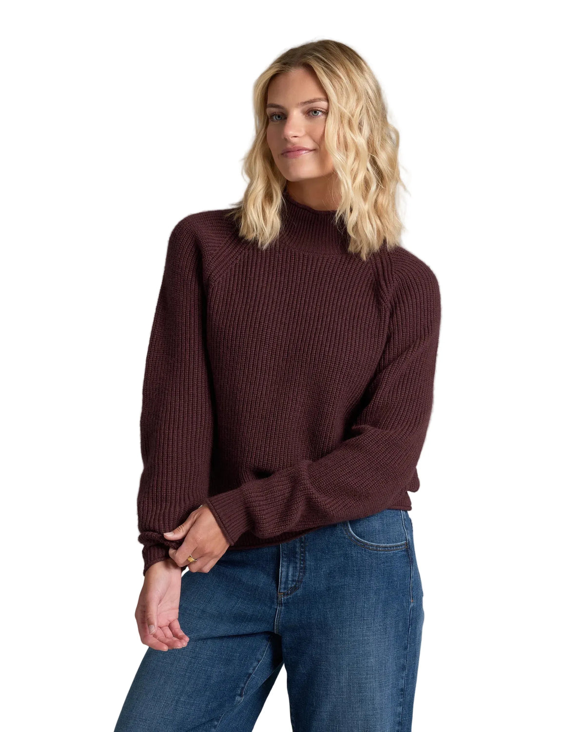 Kuhl Women’s Apparel > Sweaters Kuhl Women's Strova Roll Neck Sweater Mulberry