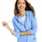 L.L Bean 175 L.L. Bean Women's Peaks Island Full-Zip Hoodie Regular Brightwater Blue