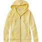 L.L Bean 175 L.L. Bean Women's Peaks Island Full-Zip Hoodie Regular Lemon