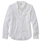 L.L. Bean 181 L.L. Bean Women's Bean's Seacoast Seersucker Big Shirt White Stripe
