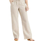 L.L. Bean 181 L.L. Bean Women's Premium Linen Breezy Pull-On Pant Oatmeal