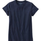 L.L. Bean 181 L.L. Bean Women's Soft Stretch Supima Tee Crewneck Short Sleeve Classic Navy
