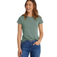 L.L. Bean 181 L.L. Bean Women's Soft Stretch Supima Tee Crewneck Short Sleeve Sea Green