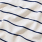 L.L. Bean 181 L.L. Bean Women's Soft Stretch Supima Tee Scoopneck Short Sleeve Stripe Sailcloth/Classic Navy