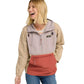 L.L. Bean 189 L.L. Bean Women's Mountain Classic Anorak Multi Color Shore Sand/Faded Redwood