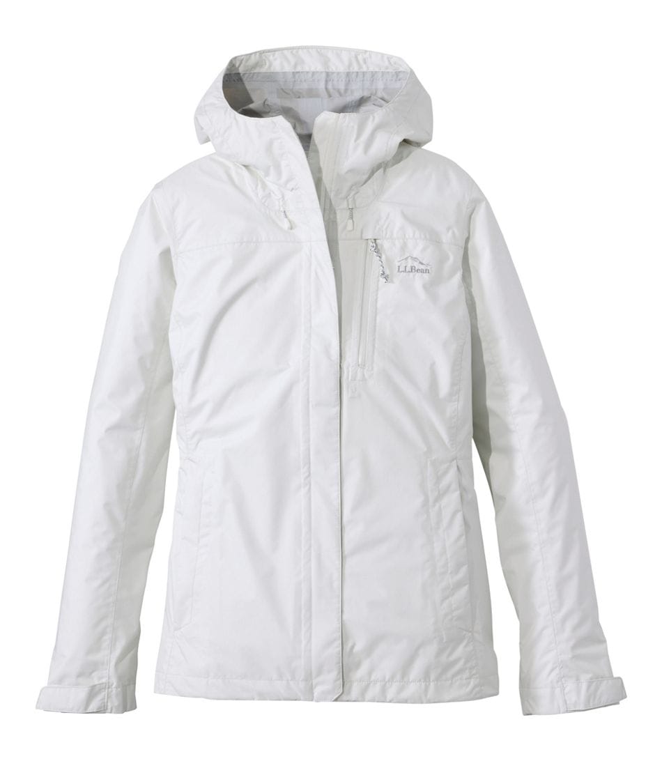 L.L. Bean 189 L.L. Bean Women's Trail Model Rain Jacket Sea Salt