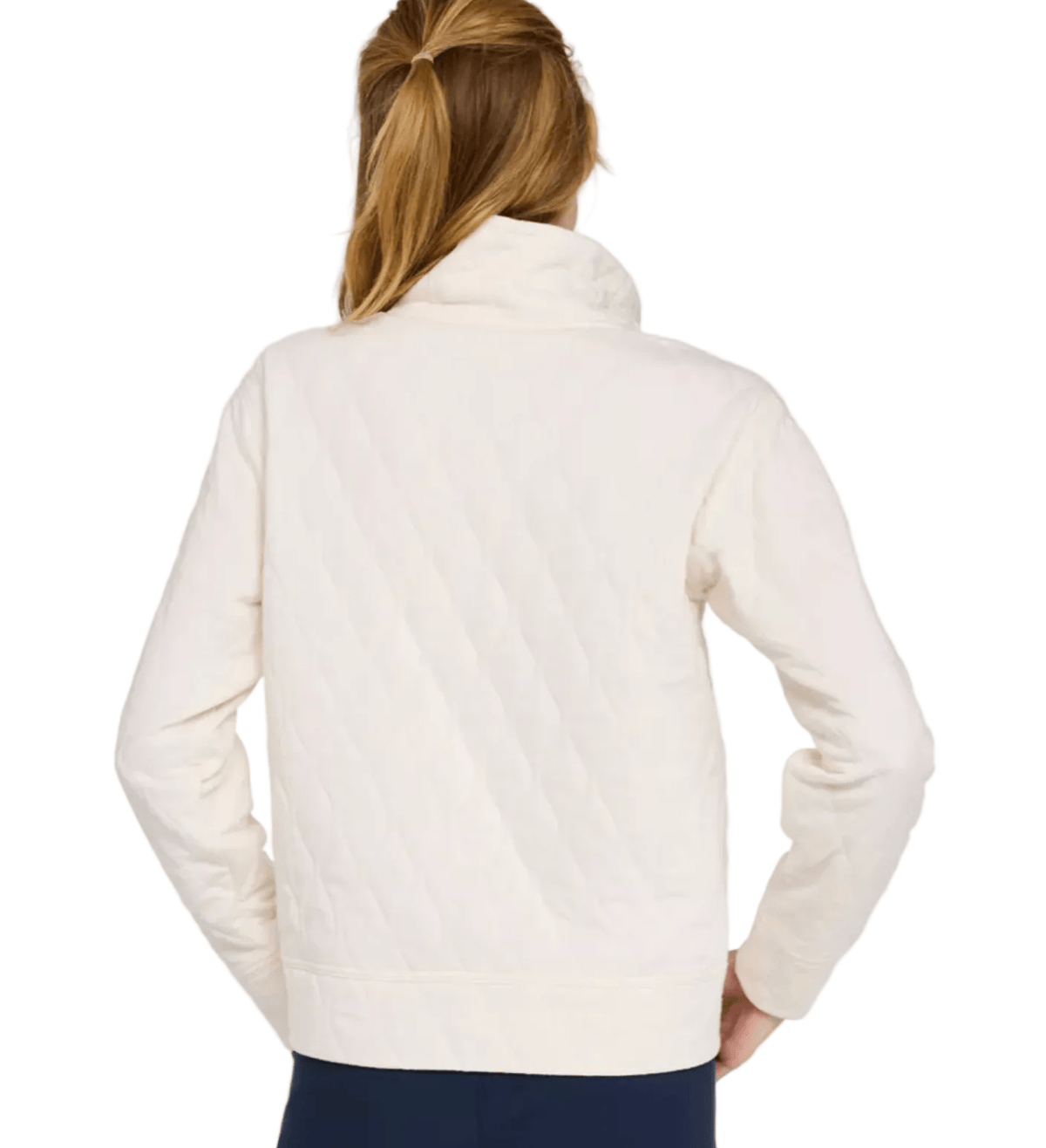 L.L. Bean Women’s Apparel > Fleece & Midlayers L.L. Bean Venturesoft Quilted Funnelneck Pullover Women'S Regular Bone