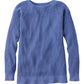 L.L. Bean Women’s Apparel > Fleece & Midlayers L.L. Bean Women's Sunwashed Waffle Pullover Sweater Regular Deep Lake